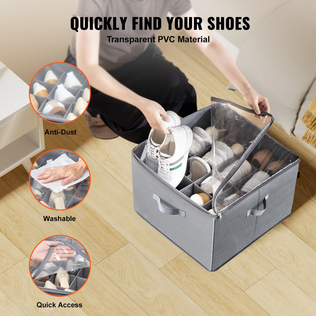 Under-bed storage organizer