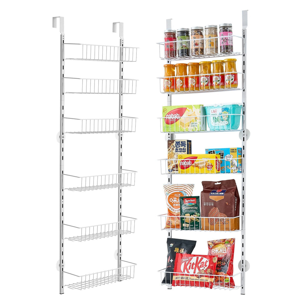 Over-the-door pantry organizer